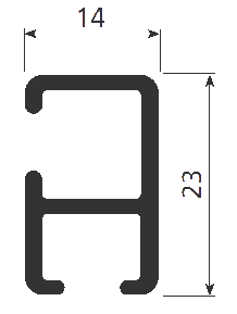 Multiplo 412 verhokiskoprofiili